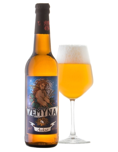 Birra Aukso (Golden Ale) Birrificio Zemyna