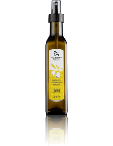 Olio Extravergine di Oliva Fruttato Aromatizzato al Limone Tappo Spray Accademia Olearia Oleificio Alghero